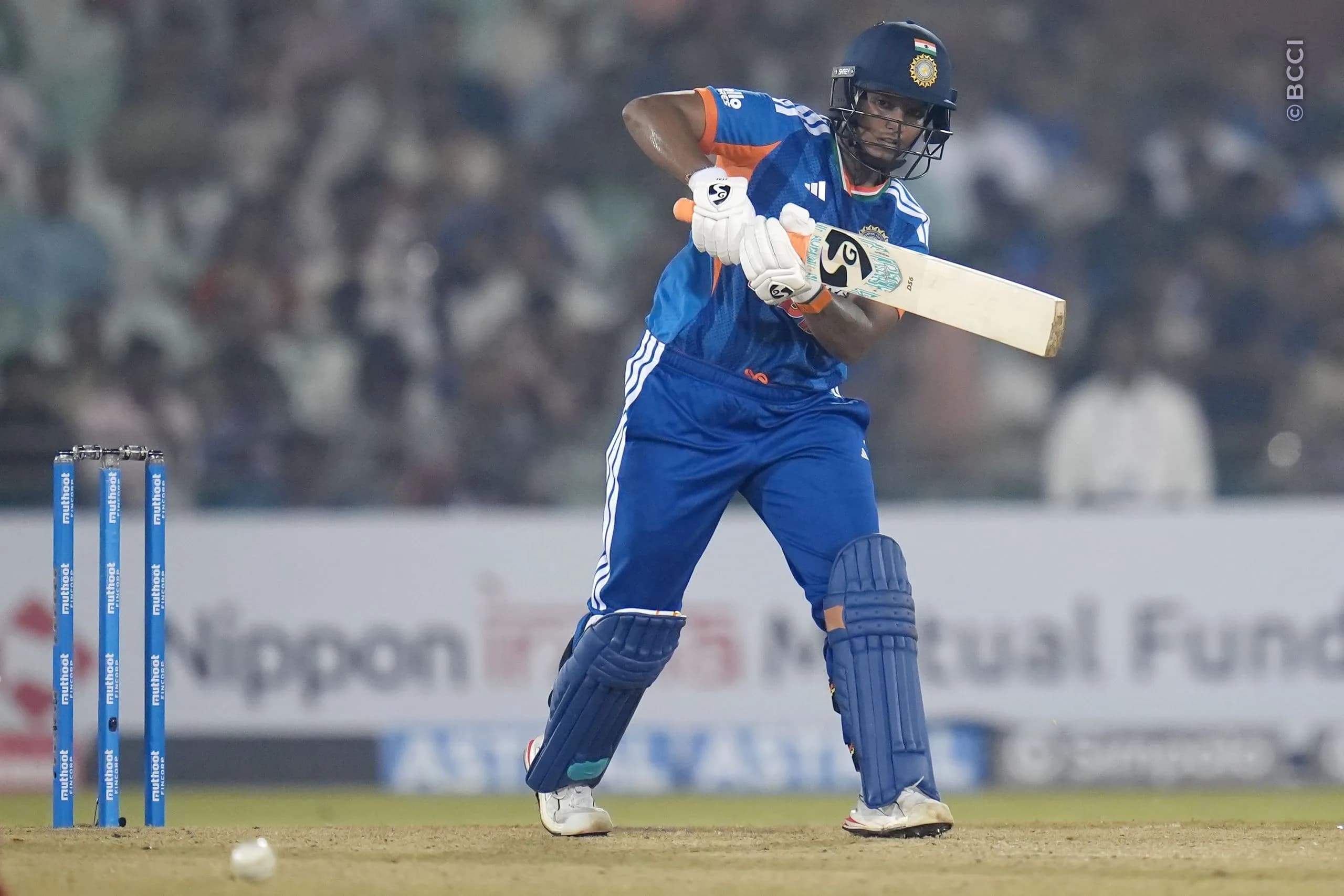 Deepti Sharma of India during the 1st T20I match between India Women and Zimbabwe Women at the Shaheed Veer Narayan Singh International Stadium, Raipur, India on October 16, 2026.Photo: Faheem Hussain / CREIMAS for BCCI