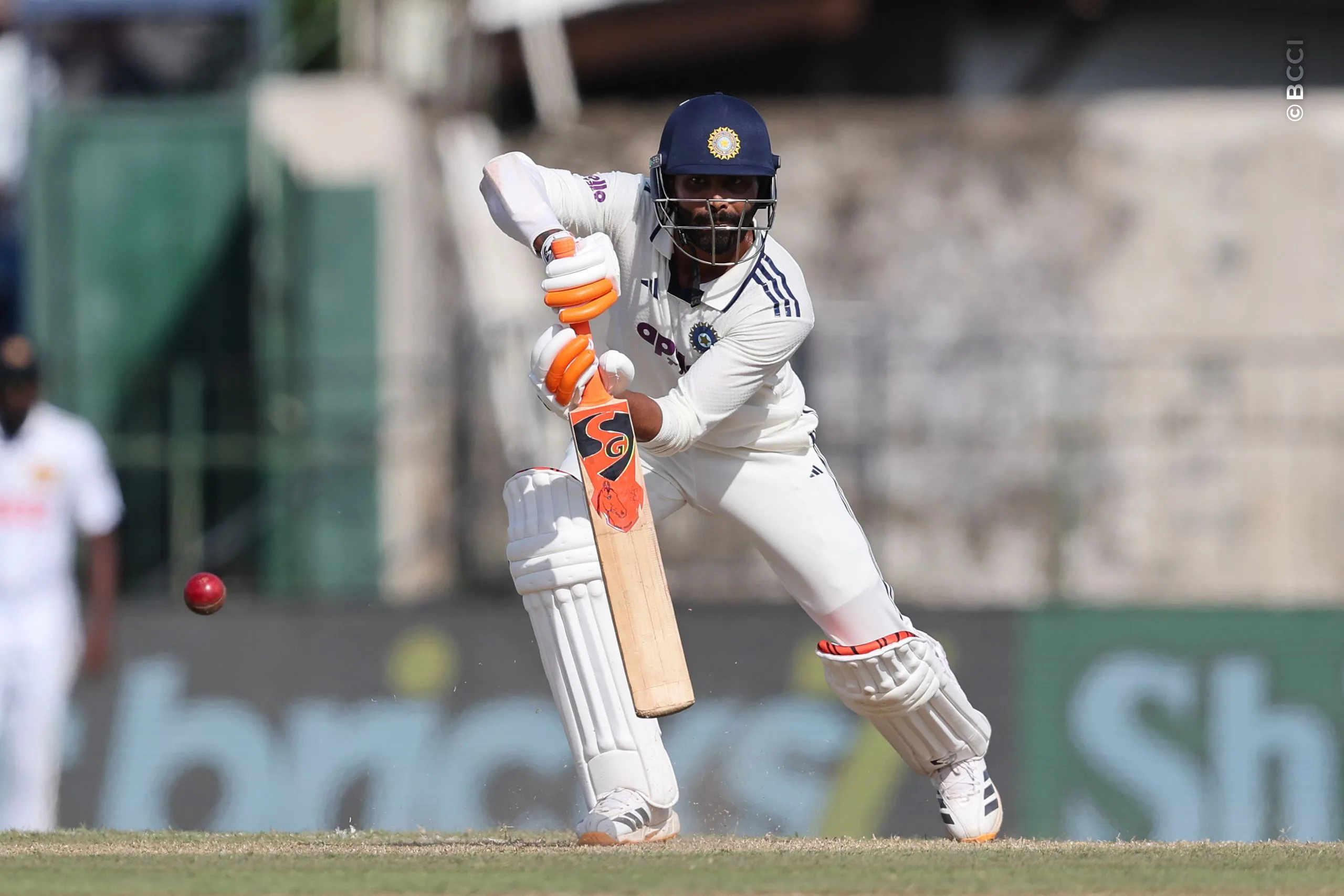 Rishabh Pant of India plays a shot during Day 1 of the 2nd Test match between Sri Lanka and India at the Sinhalese Sports Club Ground, Colombo, Sri Lanka, on August 23, 2026.


Photo by Pankaj Nangia / CREIMAS for BCCI