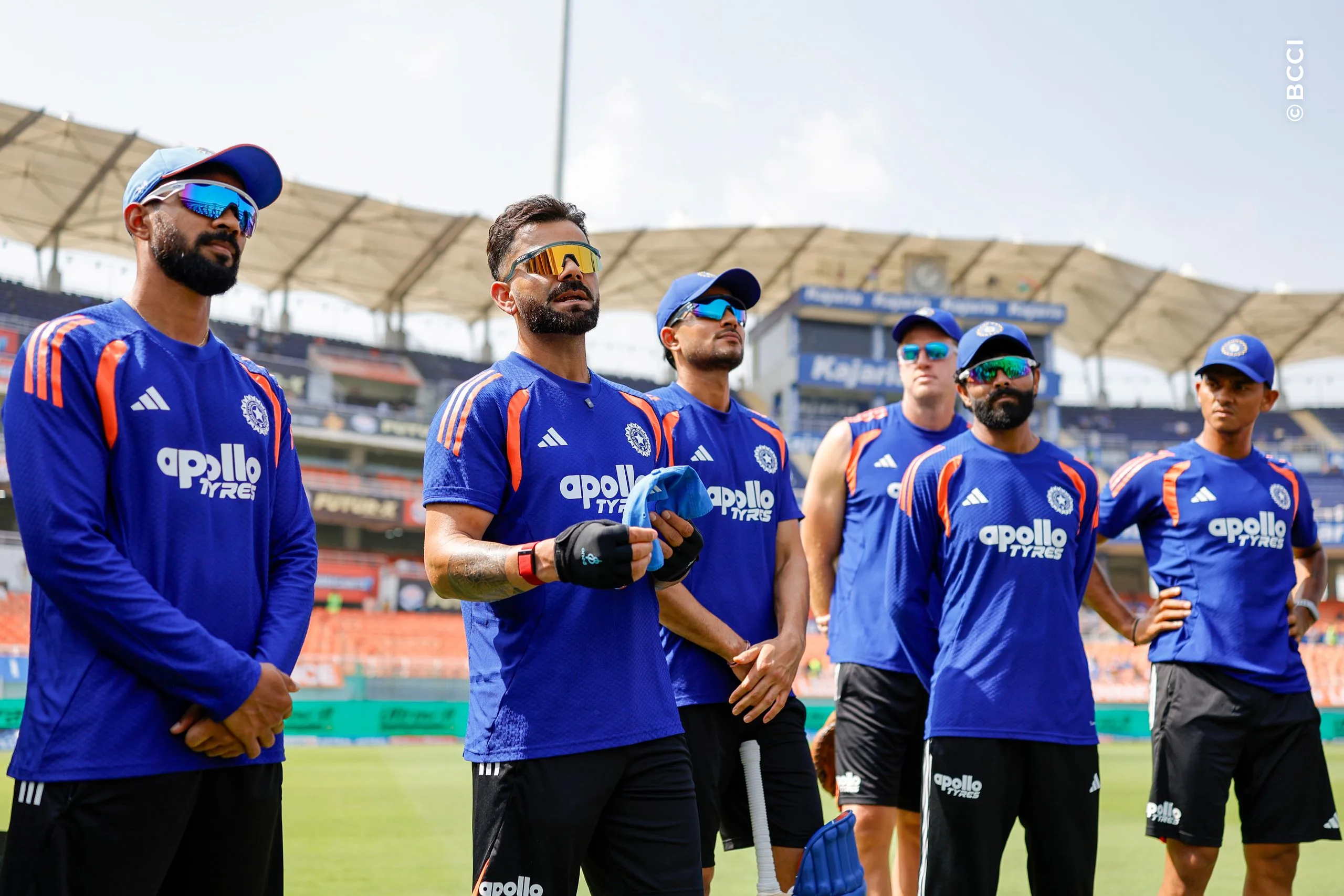 Virat Kohli of India during the 3rd ODI match between India and West Indies at the PCA International Cricket Stadium, Ground A, New Chandigarh, India on October 3, 2026.

Photo: Surjeet Yadav / CREIMAS for BCCI