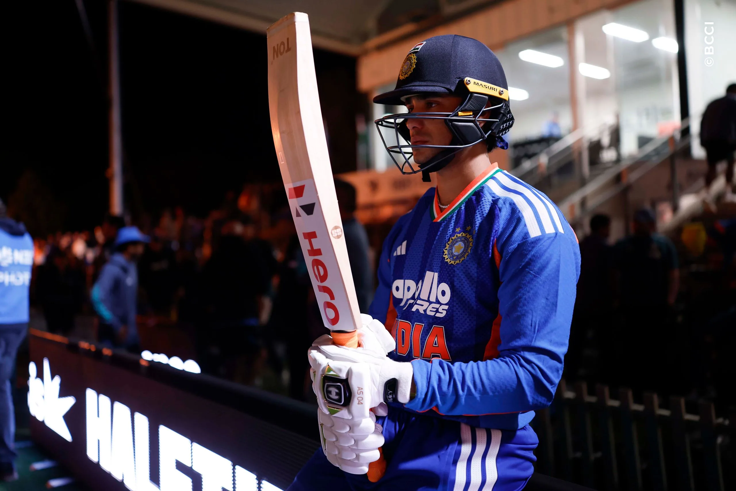 Abhishek Sharma of India during the 1st T20I match between New Zealand and India at the Hagley Oval, Christchurch, New Zealand on October 22, 2026.Photo: Surjeet Yadav / CREIMAS for BCCI