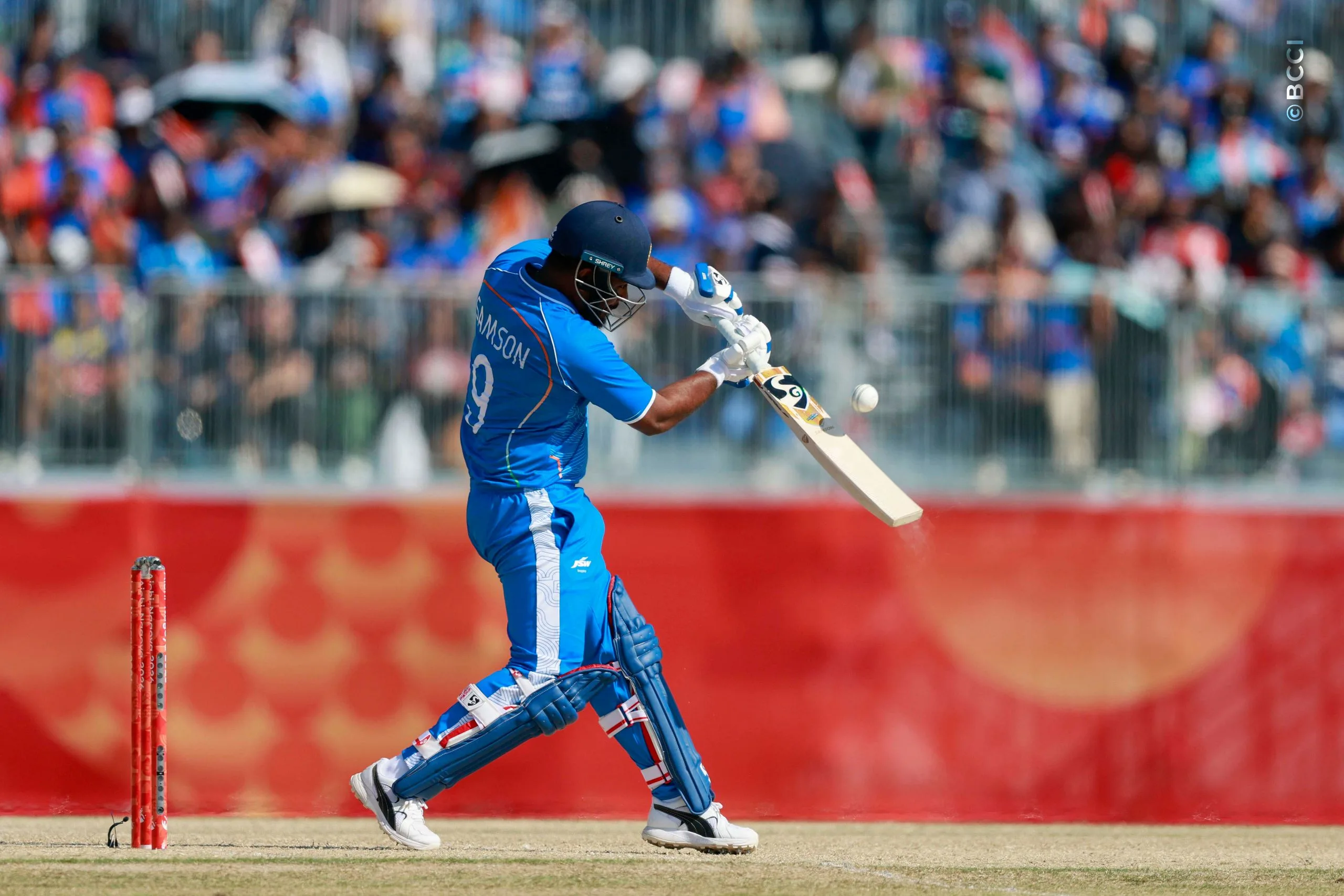 Sanju Samson of India during the Final match between the Pakistan and India at Korogi Sports Park, Nisshin, Japan, on October 3, 2026.Photo:  Deepak Malik / CREIMAS for BCCI
