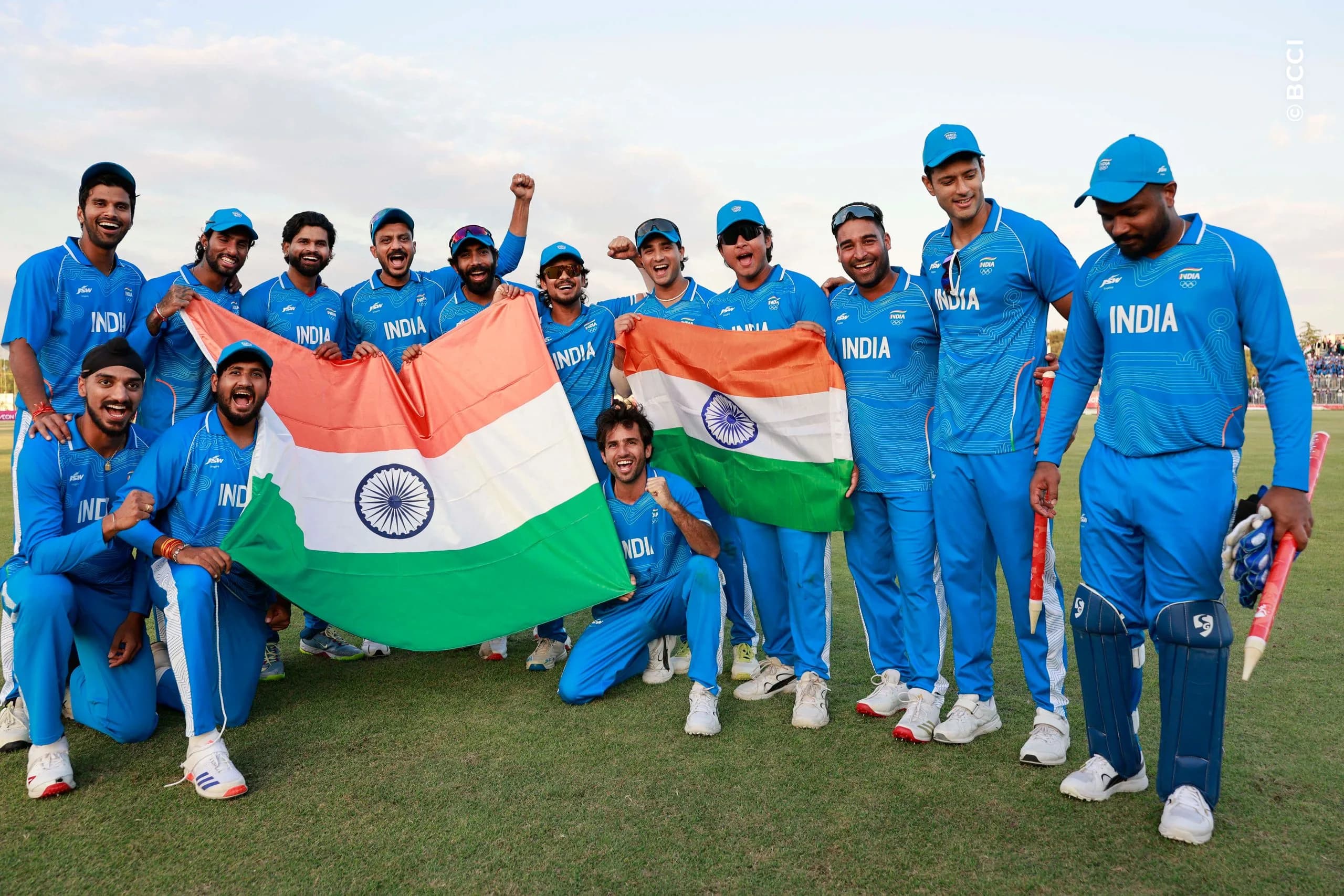 India team players during the Final match between the Pakistan and India at Korogi Sports Park, Nisshin, Japan, on October 3, 2026.Photo:  Deepak Malik / CREIMAS for BCCI