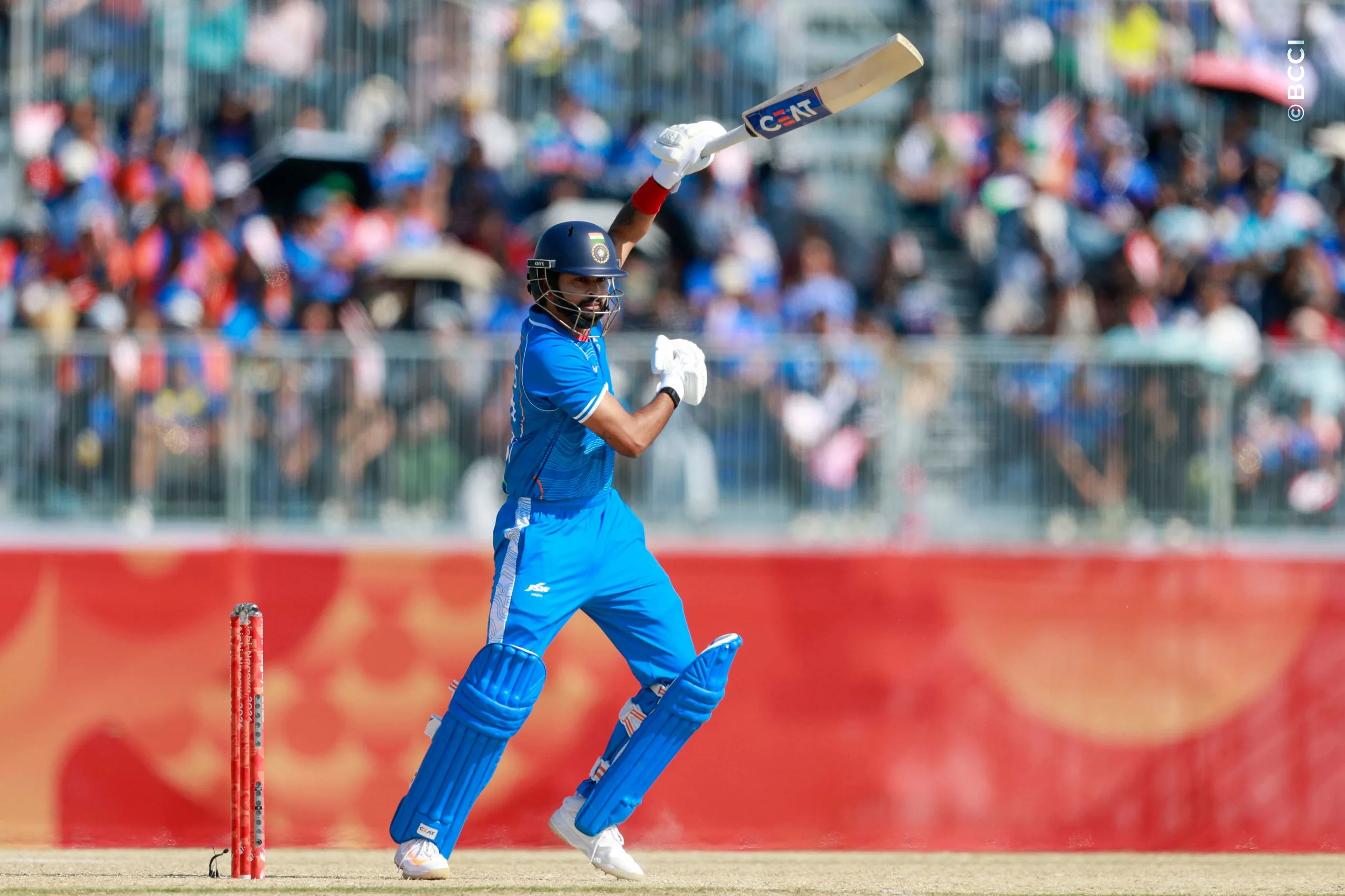 Shreyas Iyer of India during the Final match between the Pakistan and India at Korogi Sports Park, Nisshin, Japan, on October 3, 2026.Photo:  Deepak Malik / CREIMAS for BCCI