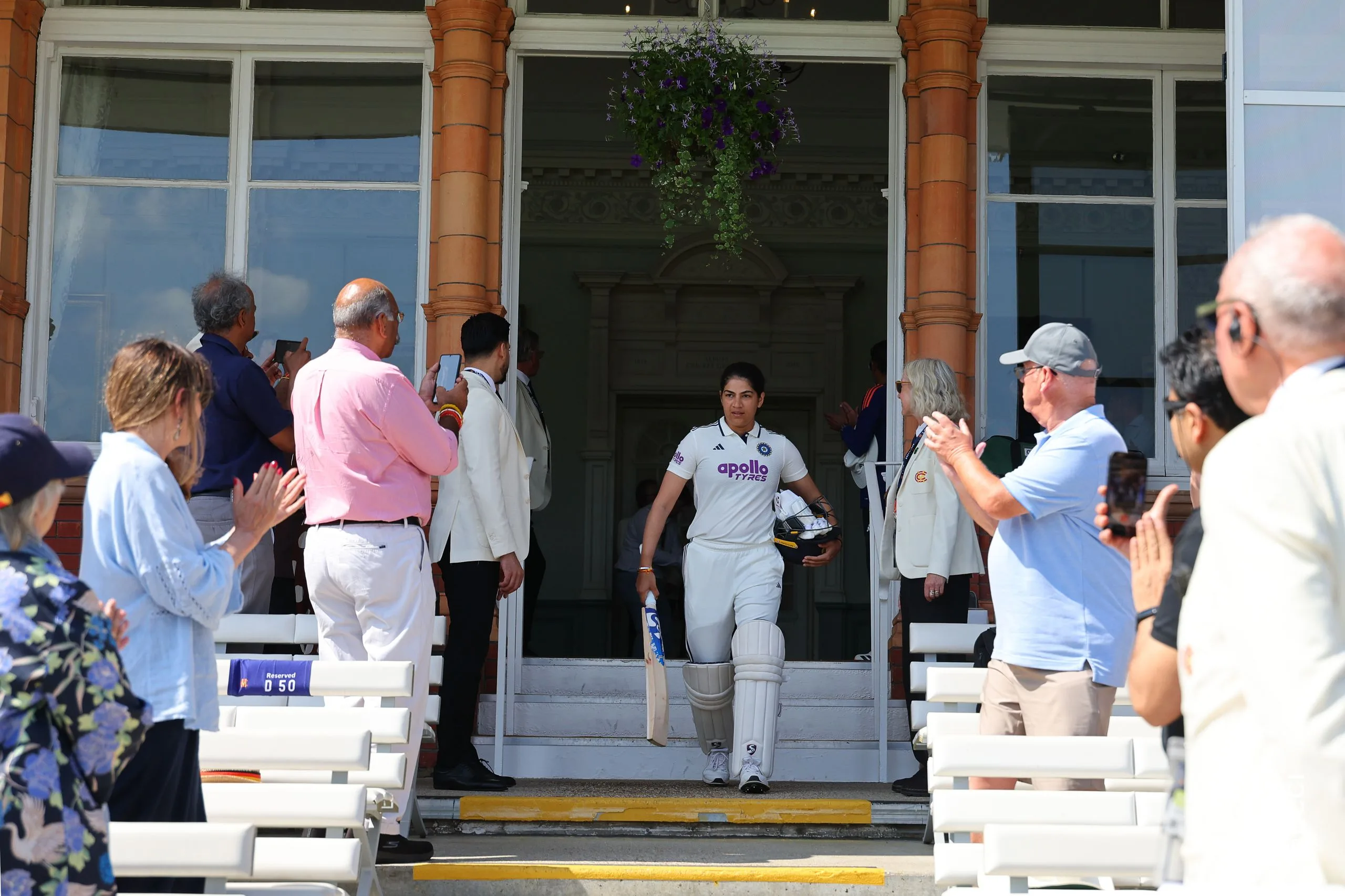 Yastika Bhatia of India during Day 3 of the Only Test match between England Women and India Women at Lord's Cricket Ground, London, England, on July 12, 2026.Photo by Pankaj Nangia / CREIMAS for BCCI
