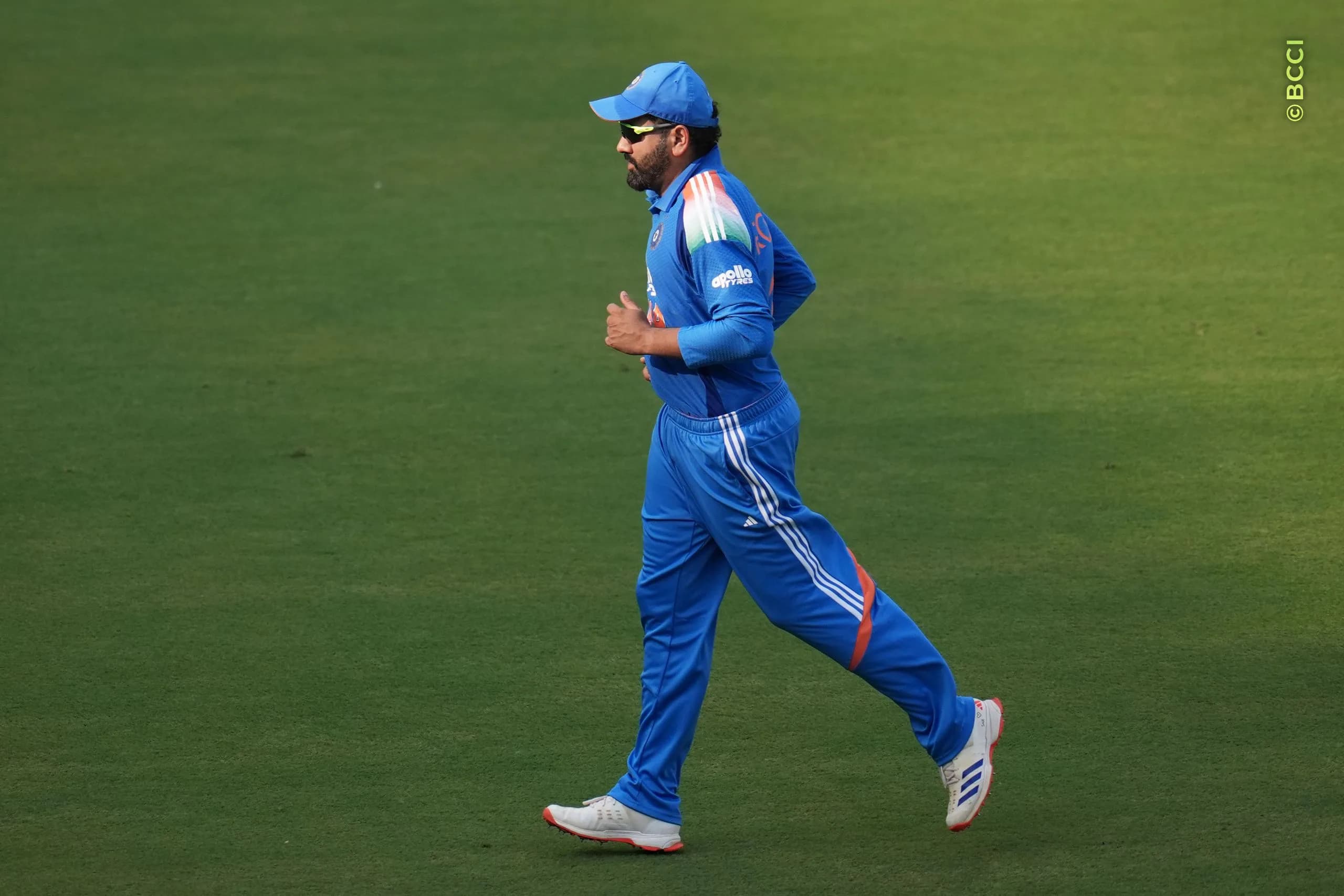 Rohit Sharma of India during the 2nd ODI match between India and West Indies at the ACA Stadium, Barsapara, Guwahati, India on September 30, 2026.

Photo: Faheem Hussain / CREIMAS for BCCI