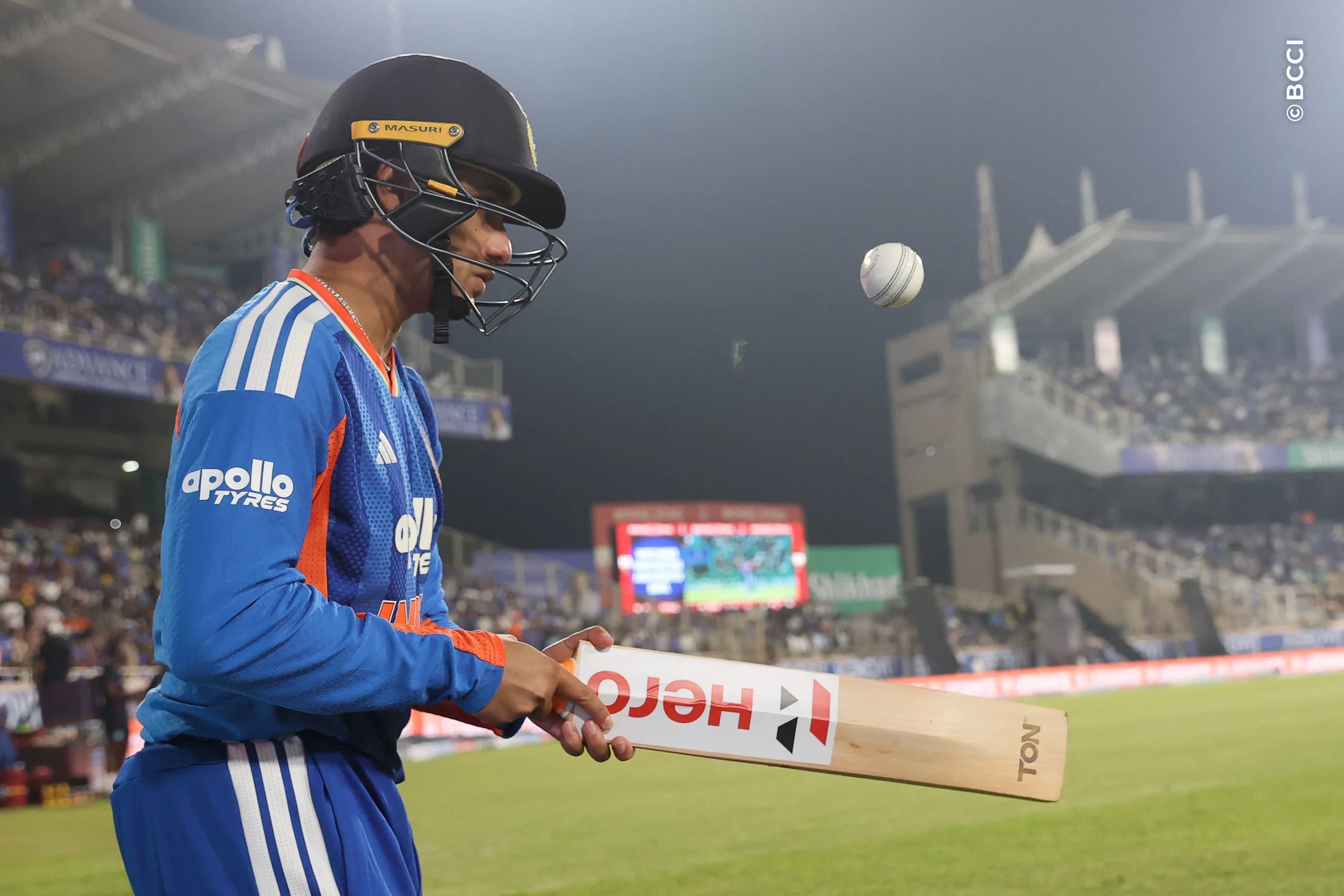 Abhishek Sharma of India during the 2nd T20I match between India and West Indies at the JSCA International Stadium Complex, India on October 9, 2026.

Photo: Pankaj Nangia / CREIMAS for BCCI