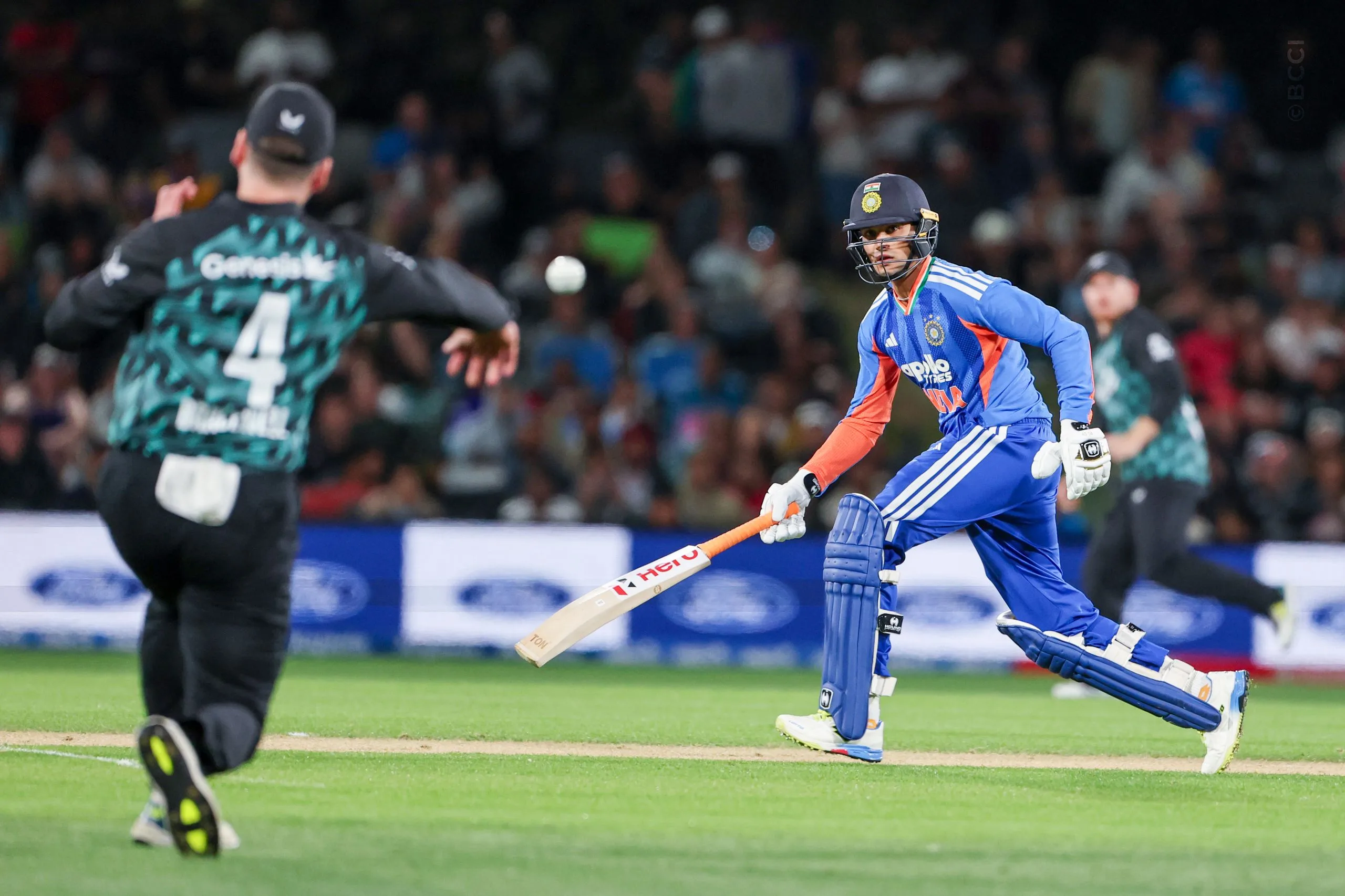 Abhishek Sharma of India during the 2nd T20I match between New Zealand and India at the Hagley Oval, Christchurch, New Zealand on October 24, 2026.Photo: Surjeet Yadav / CREIMAS for BCCI