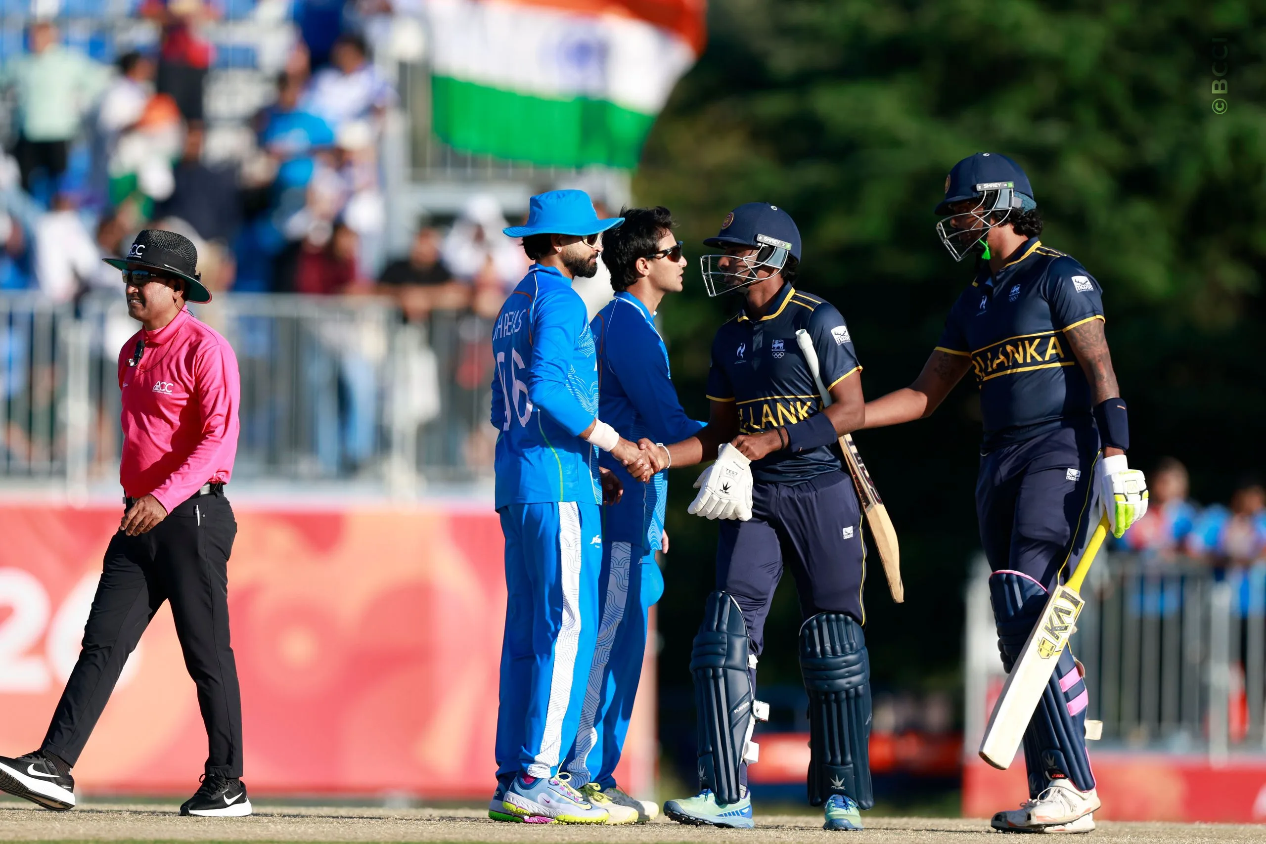India win during the Semi-Final match between the India and the Sri Lanka at Korogi Sports Park, Nisshin, Japan, on October 1, 2026.

Photo:  Deepak Malik / CREIMAS for BCCI