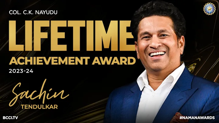 Sachin Tendulkar Honoured with Lifetime Achievement Award at BCCI Naman Awards 2025