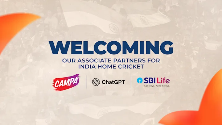 BCCI announces Campa, SBI Life and ChatGPT as Associate Partners for India Home Cricket