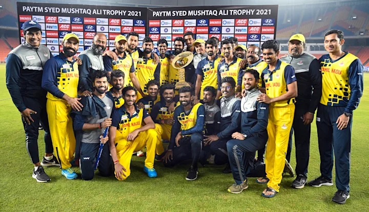 Dominant Tamil Nadu beat Baroda by 7 wickets to lift Syed Mushtaq Ali Trophy
