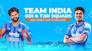 India’s squad for home series against West Indies and ROI squad for Irani Cup announced
