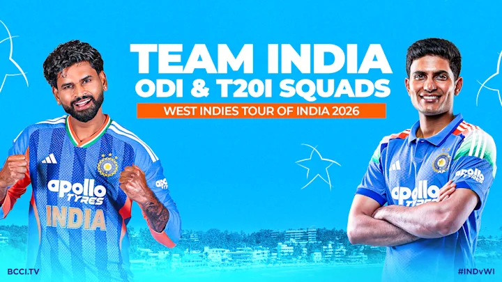 India’s squad for home series against West Indies and ROI squad for Irani Cup announced