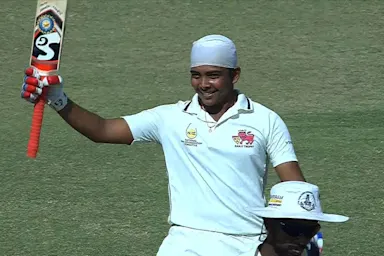 Prtihvi Shaw’s ton takes Mumbai to 46th final