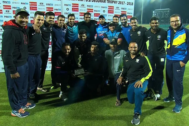 India B triumph over Karnataka to lift Deodhar Trophy