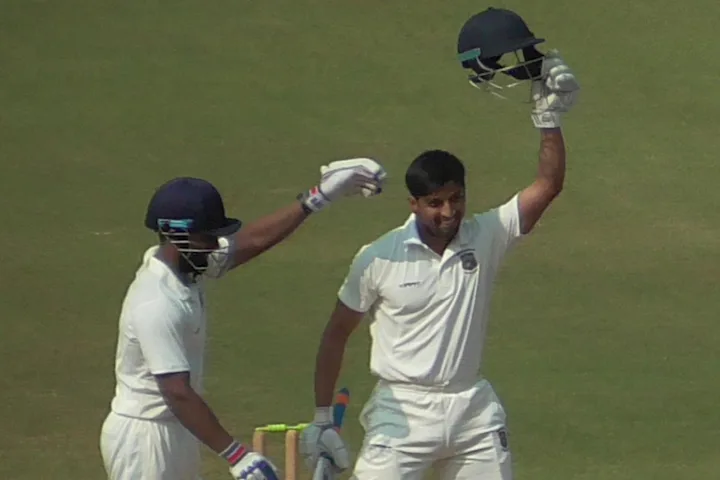 Gugale-Bawane break records to lift Maharashtra against Delhi