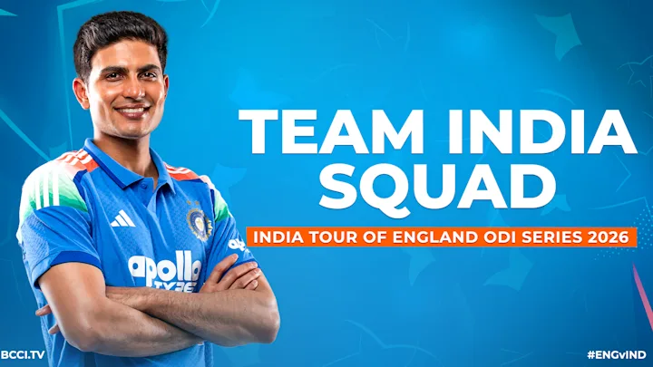 India’s ODI squad for the England tour announced