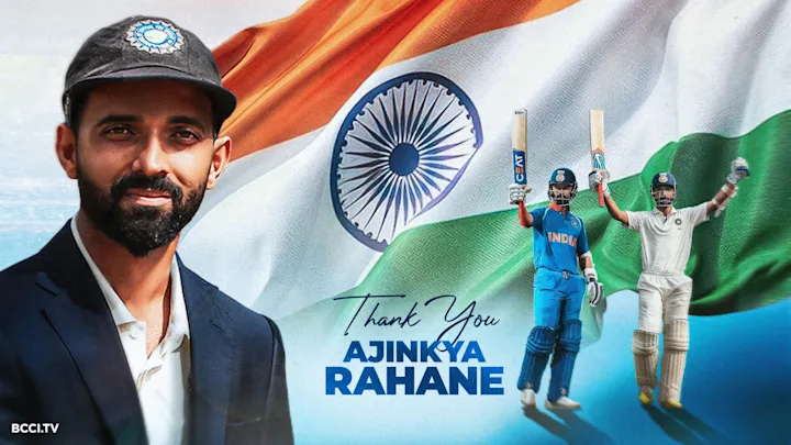 BCCI pays tribute to Ajinkya Rahane's distinguished international career