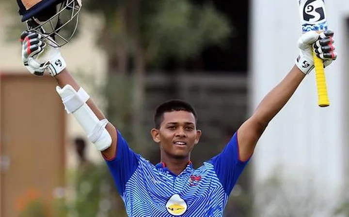Yashasvi Jaiswal becomes youngest to register List-A double hundred