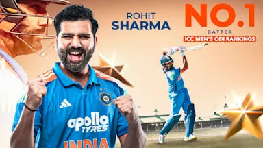 Rohit Sharma becomes ICC Men’s Number One ODI Batter for the first time