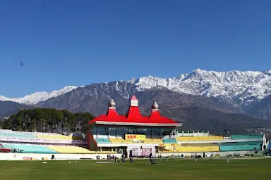 Team India bask under the Dharamsala sun