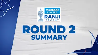 Ranji Trophy 2026-27: Round 2 Summary