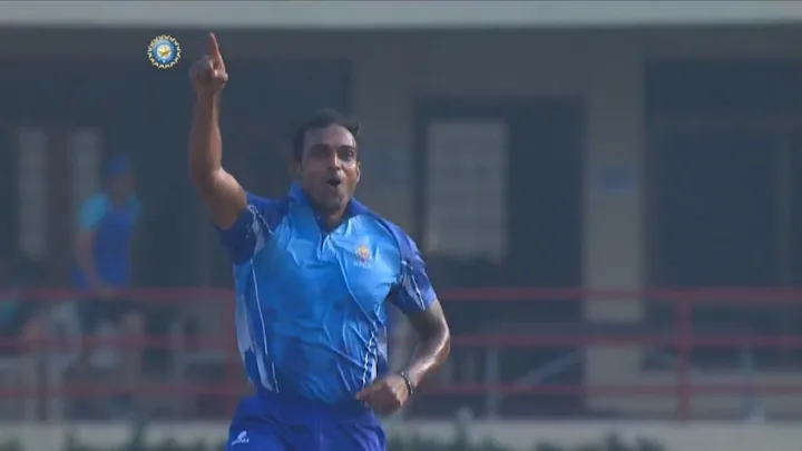 Abhimanyu Mithun scalps a hat-trick in five-wicket over