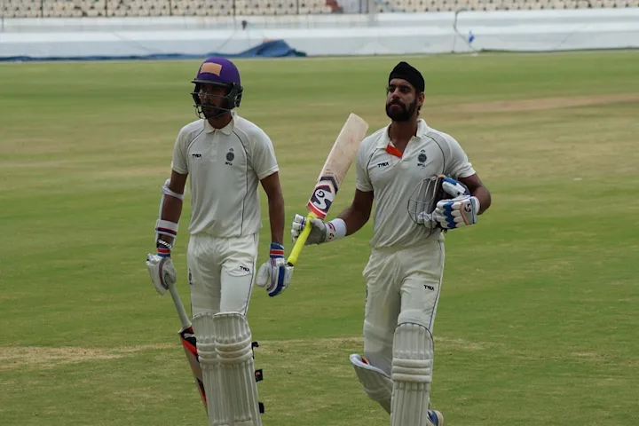 Harpreet Bhatia’s unbeaten double ton guides MP to 465