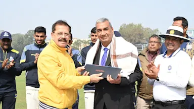 Match Referee Sunil Chaturvedi completes Silver Jubilee