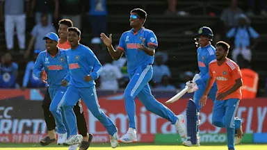Gritty India beat South Africa in thriller to reach ICC U19 Men’s Cricket World Cup 2024 Final