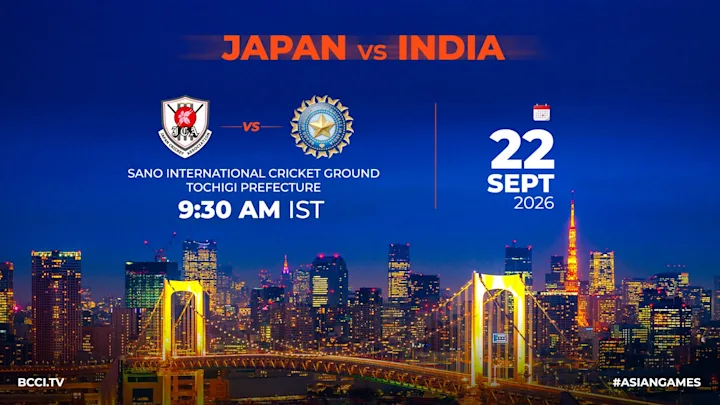 India to play Japan in historic T20I in Tokyo