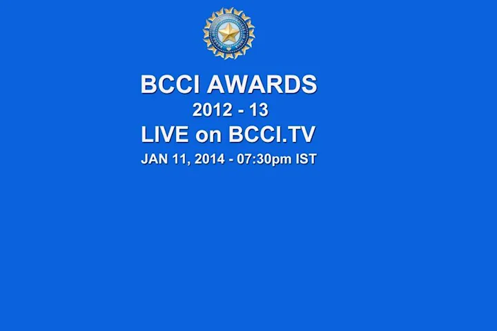 BCCI Annual Awards to be streamed LIVE on BCCI.TV