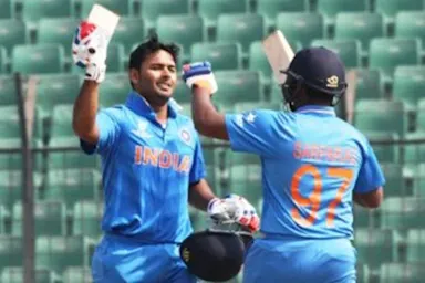 Rishabh Pant’s sparkling ton takes India U19 to semi finals