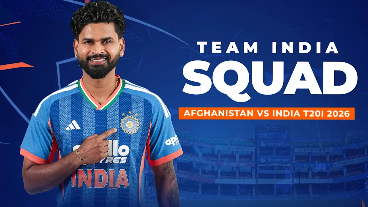 India’s squad for Afghanistan T20I series announced