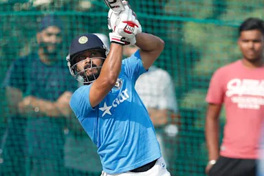 Kedar Jadhav slams century against Assam