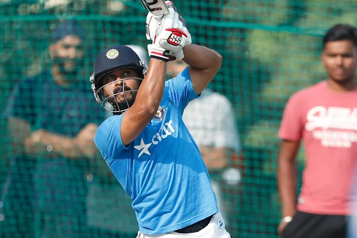 Kedar Jadhav slams century against Assam