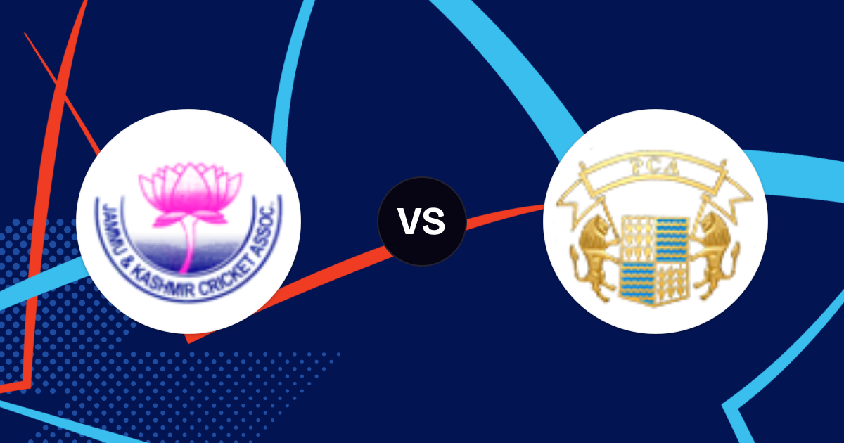 J&K vs Punjab: Jammu & Kashmir vs Punjab, Match Group B, 3 Jan 2016 ...