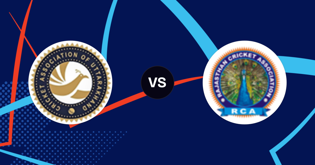 UTA vs Raj: Uttarakhand vs Rajasthan, Match 46, 26 Oct 2026 – Stats ...
