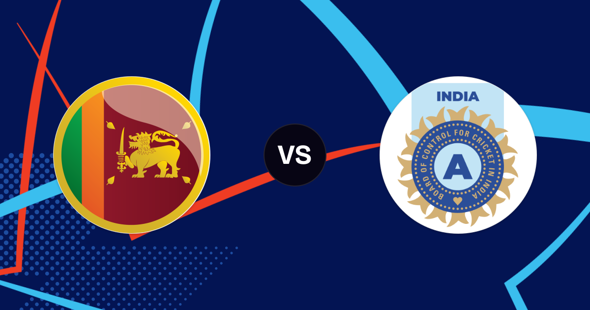 SLA vs IND A: Sri Lanka A vs India A, Final, 21 Jun 2026 – Match ...