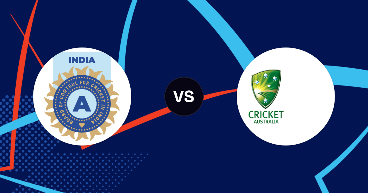 IND A vs AusA: India A vs Australia A, 3rd One-Day Match, 11 Oct 2026 ...